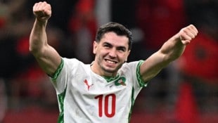 Marokko-Star Brahim Díaz jubelt über den Einzug ins Halbfinale des Africa Cups