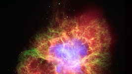 Der sogenannte Krebsnebel: Überreste einer Supernova aus dem Jahr 1054