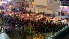 Aktuelles Bildmaterial aus dem Iran ist rar – diese Aufnahme soll vom 8.1. stammen.