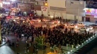 Aktuelles Bildmaterial aus dem Iran ist rar – diese Aufnahme soll vom 8.1. stammen.