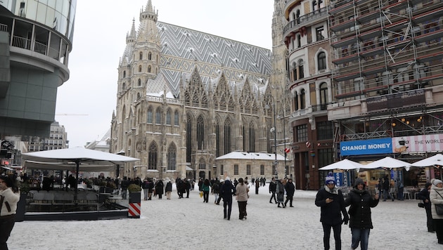 Wien im Schnee, ein inzwischen selten gewordener Anblick