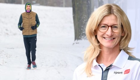 Viele Sportbegeisterte, wie Martin Kollroß, lassen sich auch von eisigen Temperaturen nicht ...