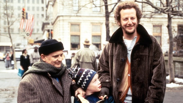 Joe Pesci, Macaulay Culkin und Daniel Stern in „Kevin allein in New York“