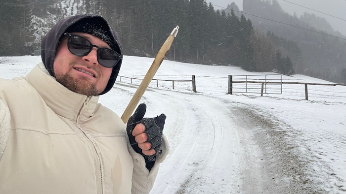 Bei tiefstem Winter marschierte Orth vier Tage und drei Stunden nach Klagenfurt.