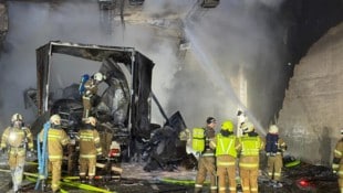 Der Lkw-Brand am 9. Jänner fügte dem Tunnelportal enorme Schäden zu. Bis Juni wird saniert.