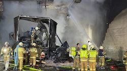 Der Lkw-Brand am 9. Jänner fügte dem Tunnelportal enorme Schäden zu. Bis Juni wird saniert.