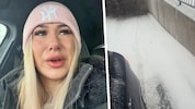 Pflegekraft Celina wollte eigentlich zu ihren Patienten, doch der Schnee machte ihr einen Strich ...