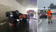 Die B169 musste im Bereich der Unterführung gesperrt werden. Eine örtliche Umleitung wurde ...