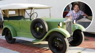 Großes vor hat Heimatforscher Robert Krickl mit dem restaurierten „Avis Type 2/3“.