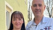Regina Pfleger mit ihrem Lebesnpartner Andreas Mitterhuber. Er verunglückte tödlich.