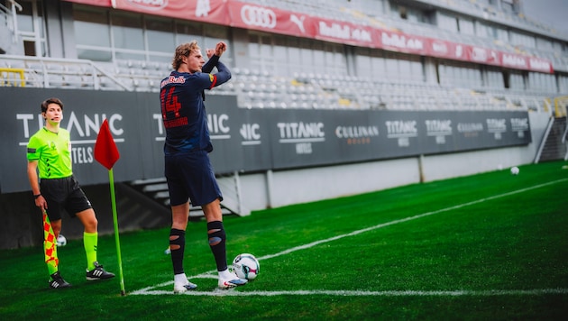 Maurits Kjaergaard stand im Test in der Startelf.