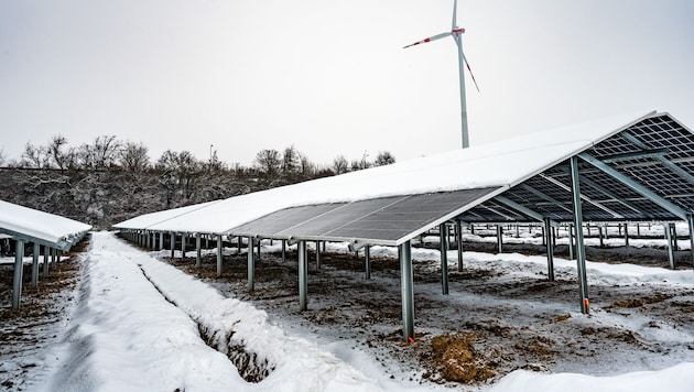 Auf einer Erweiterungsfläche für die Raststation St. Pölten-Ost wurde die PV-Anlage errichtet.