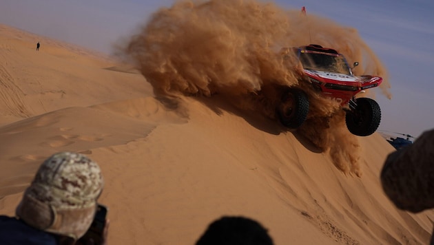 Bei der Rallye Dakar ging ordentlich die Post ab