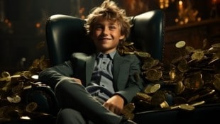 Kinder von Eltern, die geschickt investieren, haben gut lachen.