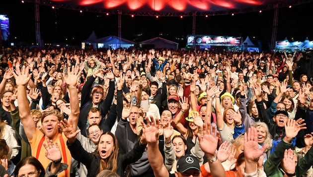 So grandios wird auch heuer wieder die Stimmung am „Krone“-Fest sein