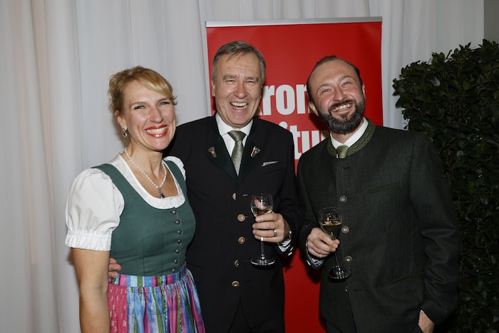 Musikalisches Trio: Kathrin Nachbaur, Christian Jauk und Max Lercher (v.li.).