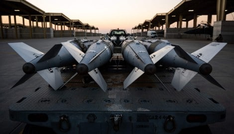 Dieses Bild veröffentlichte die US-Waffe bereits nach den Luftangriffen in Syrien im Dezember.