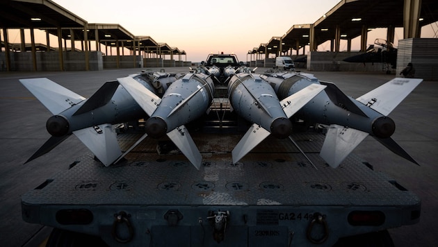 Dieses Bild veröffentlichte die US-Waffe bereits nach den Luftangriffen in Syrien im Dezember.