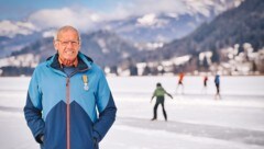 „Ritter am Eis“ – Norbert Jank steht nicht heute am Ufer des Weißensees, wo er fast vierzig ...