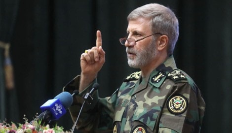 Der iranische Armeechef Amir Hatami schwor vor wenigen Tagen, keine Drohungen aus dem Ausland zu ...