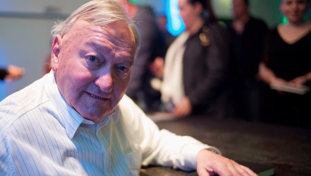Erich von Däniken bei einem seiner letzten öffentlichen Auftritte.