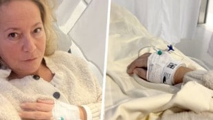 Diese Aufnahmen versetzten Fans in Sorge: Monica Weinzettl musste zum Jahresbeginn mit dem ...