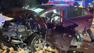 Schwerer Geisterfahrerunfall auf der A22.