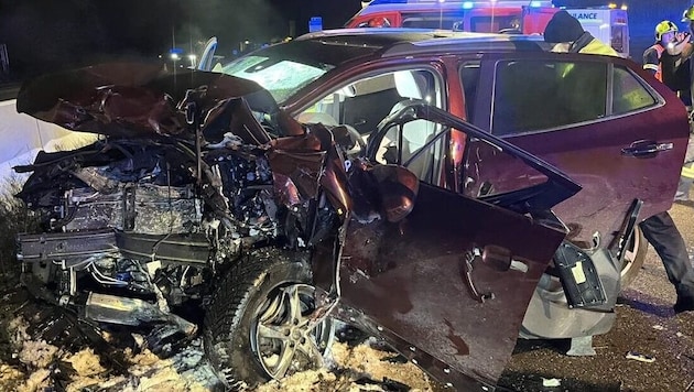 Schwerer Geisterfahrerunfall auf der A22.