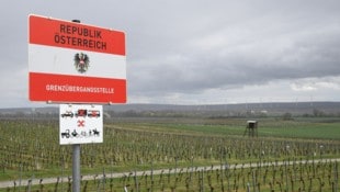 Der Grenzübergang in Nickelsdorf