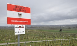 Der Grenzübergang in Nickelsdorf