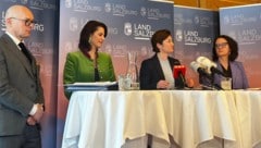 Fürweger, Edtstadler, Svazek und Gutschi: Das Quartett sprach bis auf eine Ausnahme über wenig ...