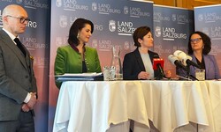 Fürweger, Edtstadler, Svazek und Gutschi: Das Quartett sprach bis auf eine Ausnahme über wenig ...