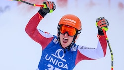 Die Lecherin Leonie Zegg jubelte beim Weltcupdebüt in Zauchensee gleich über ihren ersten Punkt.