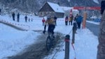 Kilian Feurstein kämpfte sich bei tiefwinterlichen Verhältnissen auf Rang zwei.