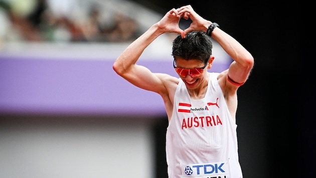 Aaron Gruen stellte in Houston einen neuen österreichischen Halbmarathon-Rekord auf.