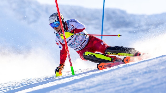 Manuel Feller belegte als bester Österreicher im Adelboden-Slalom den fünften Platz.