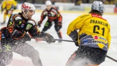 Luksas Haudum (li.) war an beiden Powerplay-Toren beteiligt