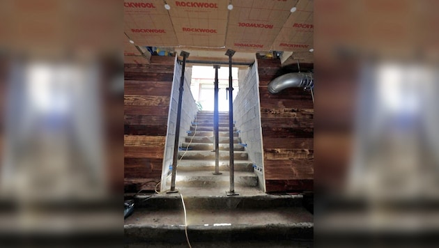 Nach dem Umbau war die Treppe zur Kellerbar nur 1,37 Meter breit – sie wurde damit zur tödlichen ...