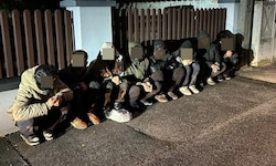 Diese acht Flüchtlinge wurden in der Nacht in Deutschkreutz aufgegriffen.