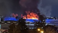 Der Brand soll in einer Reinigungsfirma ausgebrochen sein.