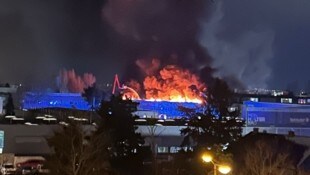 Der Brand soll in einer Reinigungsfirma ausgebrochen sein.