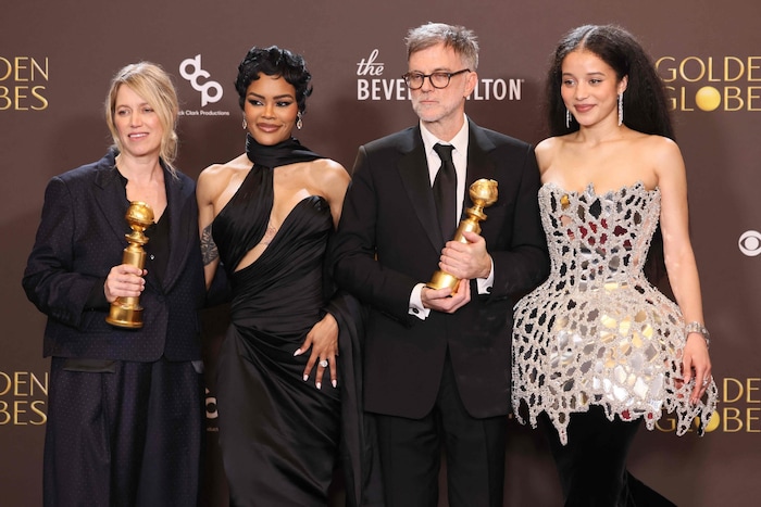 Regisseur Paul Thomas Anderson mit Sara Murphy, Teyana Taylor und Chase Infiniti