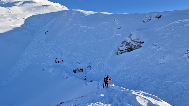 Nordöstlich des Wetterkreuzes in Weerberg kam es am Sonntag zum Lawinenabgang mit tödlichem ...