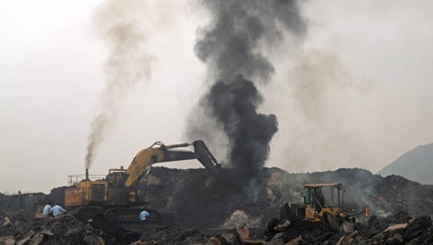 Kohleabbau im indischen Bundesstaat Jharkhand