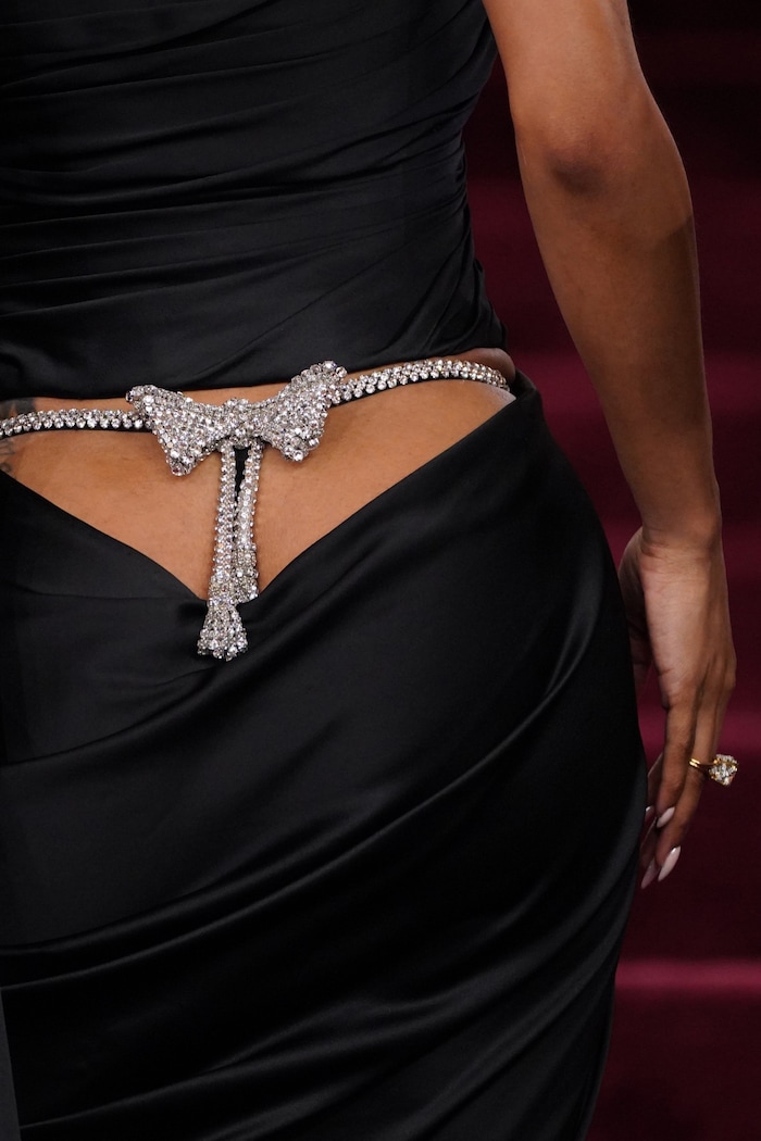 Die provokante Unterwäsche war ein wirklicher Hingucker am Roten Teppich.