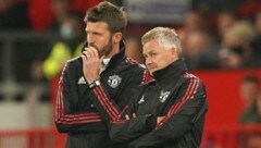 Michael Carrick (links) soll Manchester United wohl als Cheftrainer übernehmen.
