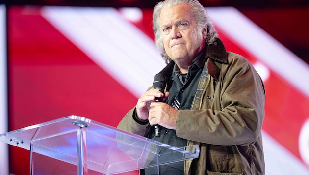 Der ultrarechte Publizist und einstige Wahlkampfstratege von US-Präsident Donald Trump, Steve ...