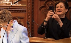 Peinlich und total daneben: Ausgerechnet während der Debatte im Wiener Gemeinderat um teurere ...
