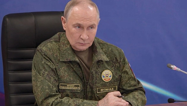 Wladimir Putin hielt eine Fernsehansprache.