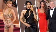 Die Stars sorgten bei den Golden Globes mal wieder für jede Menge Gesprächsstoff.